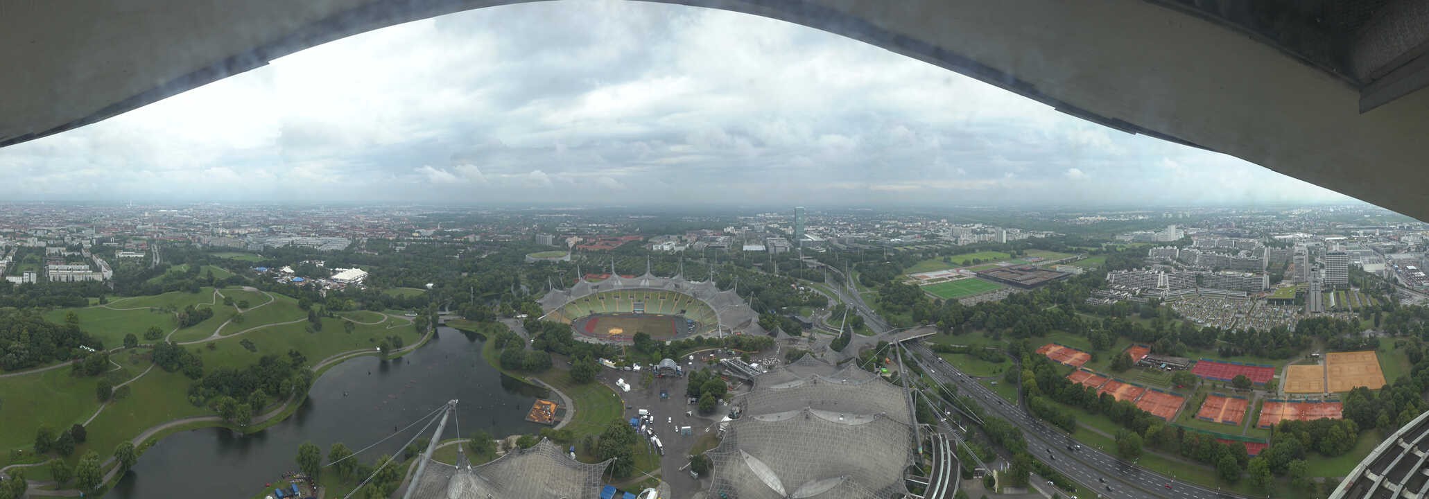 Archived image Webcam Munich - Olympic Parc and Stadium