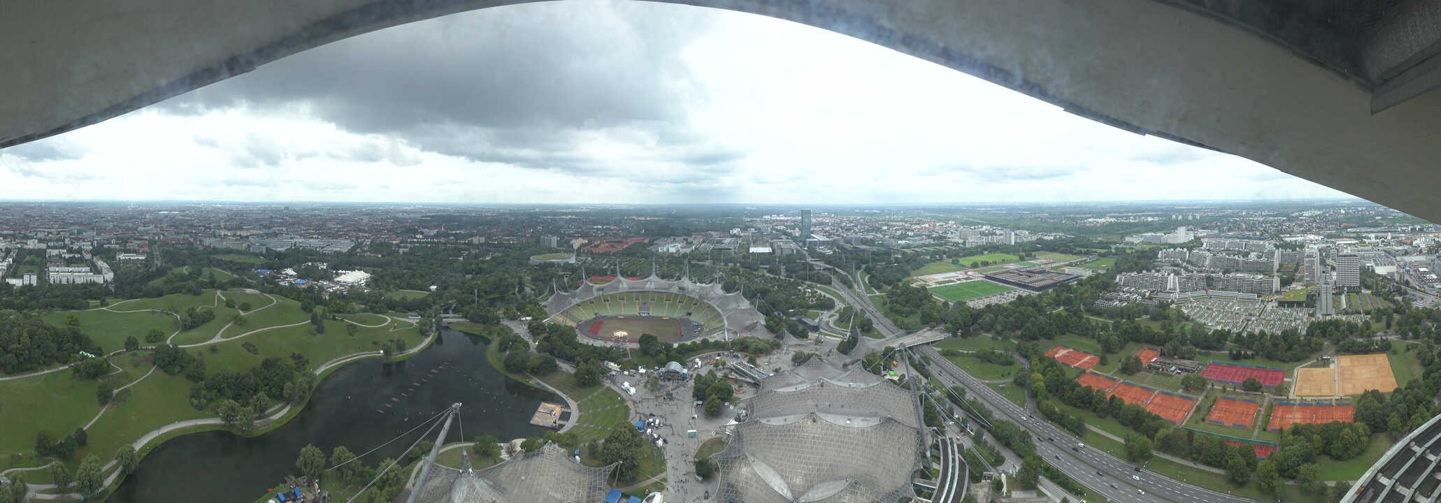 Archived image Webcam Munich - Olympic Parc and Stadium