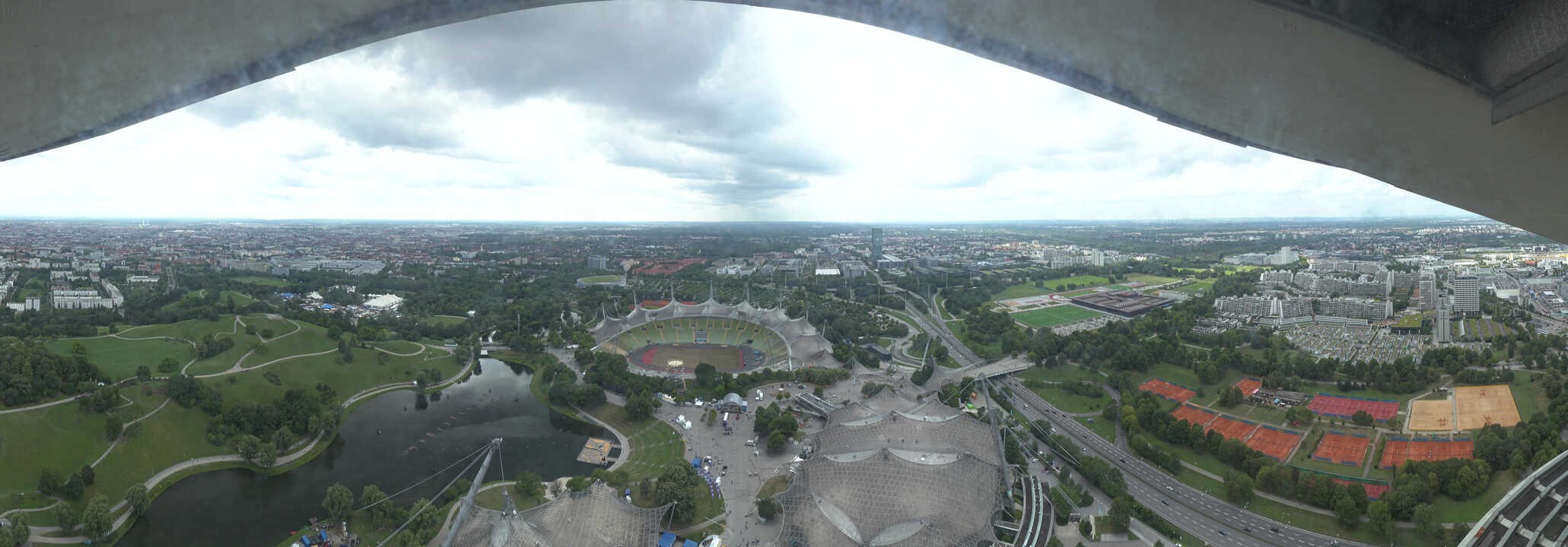 Archived image Webcam Munich - Olympic Parc and Stadium