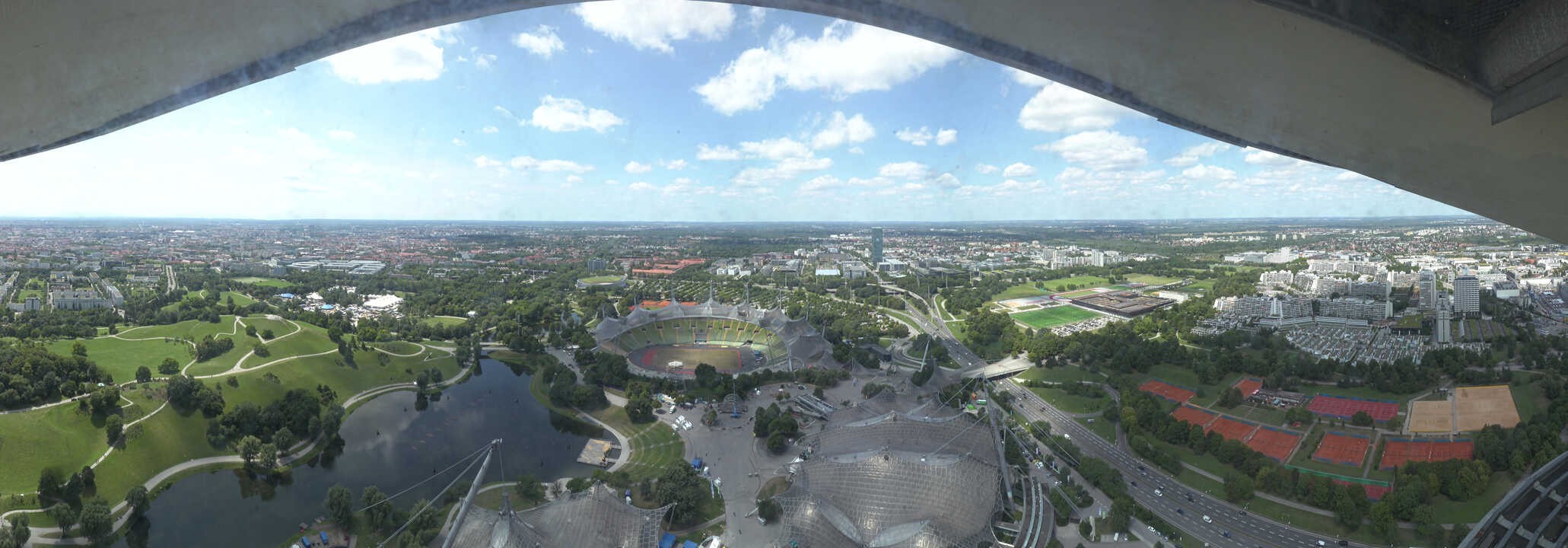 Archived image Webcam Munich - Olympic Parc and Stadium