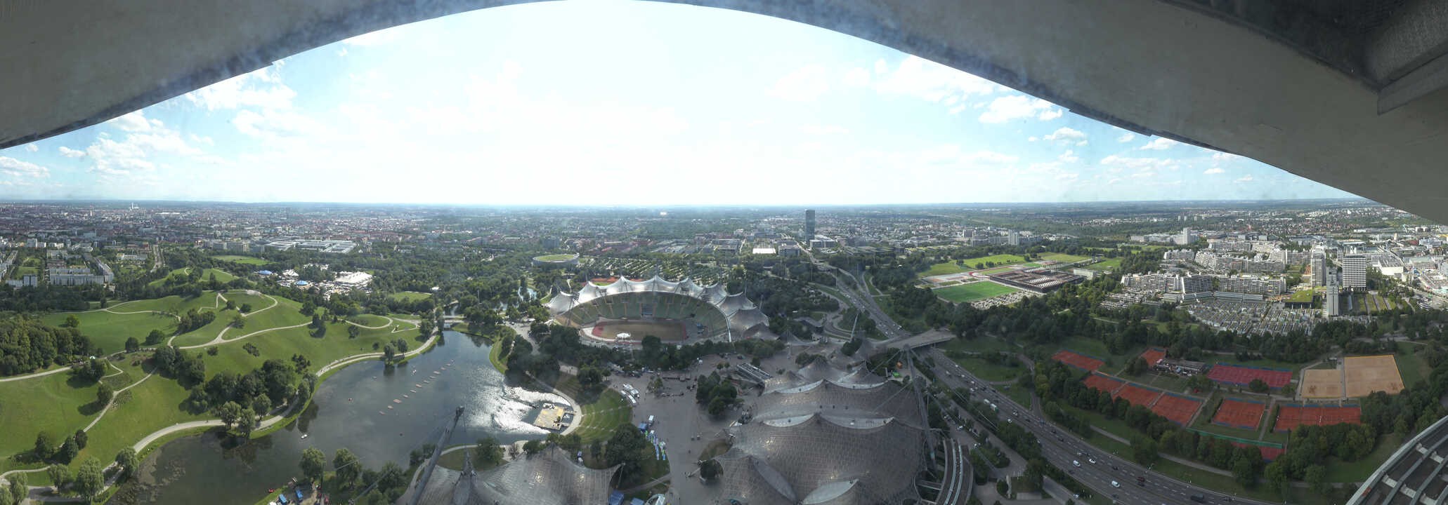 Archived image Webcam Munich - Olympic Parc and Stadium