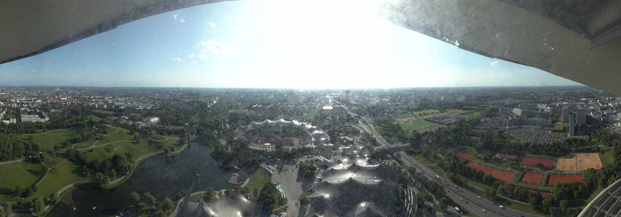 Archived image Webcam Munich - Olympic Parc and Stadium