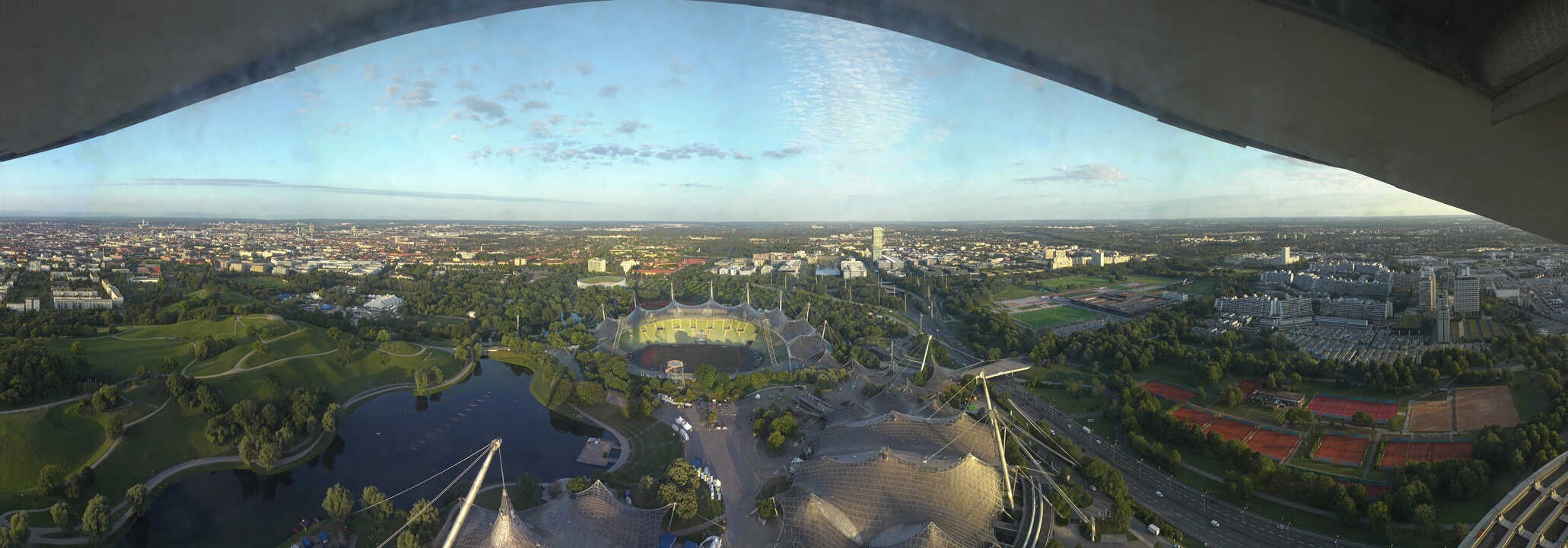 Archived image Webcam Munich - Olympic Parc and Stadium