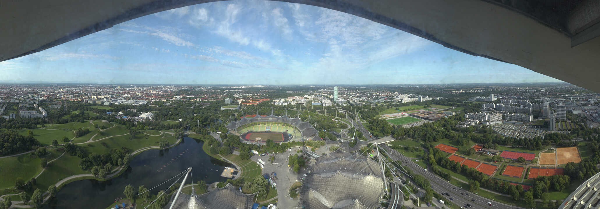 Archived image Webcam Munich - Olympic Parc and Stadium