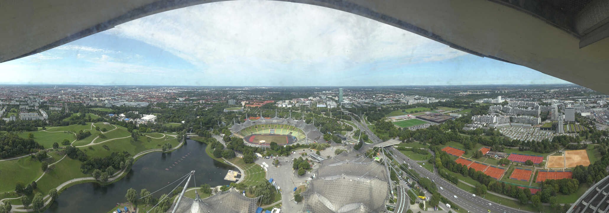 Archived image Webcam Munich - Olympic Parc and Stadium