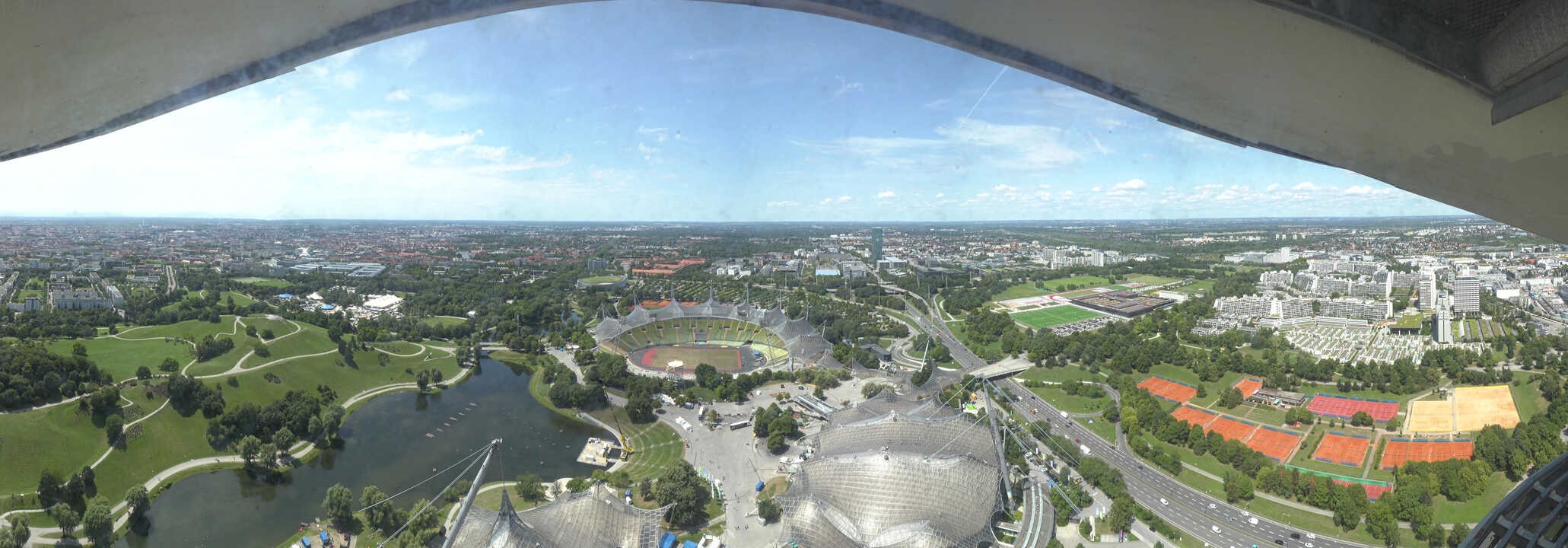 Archived image Webcam Munich - Olympic Parc and Stadium