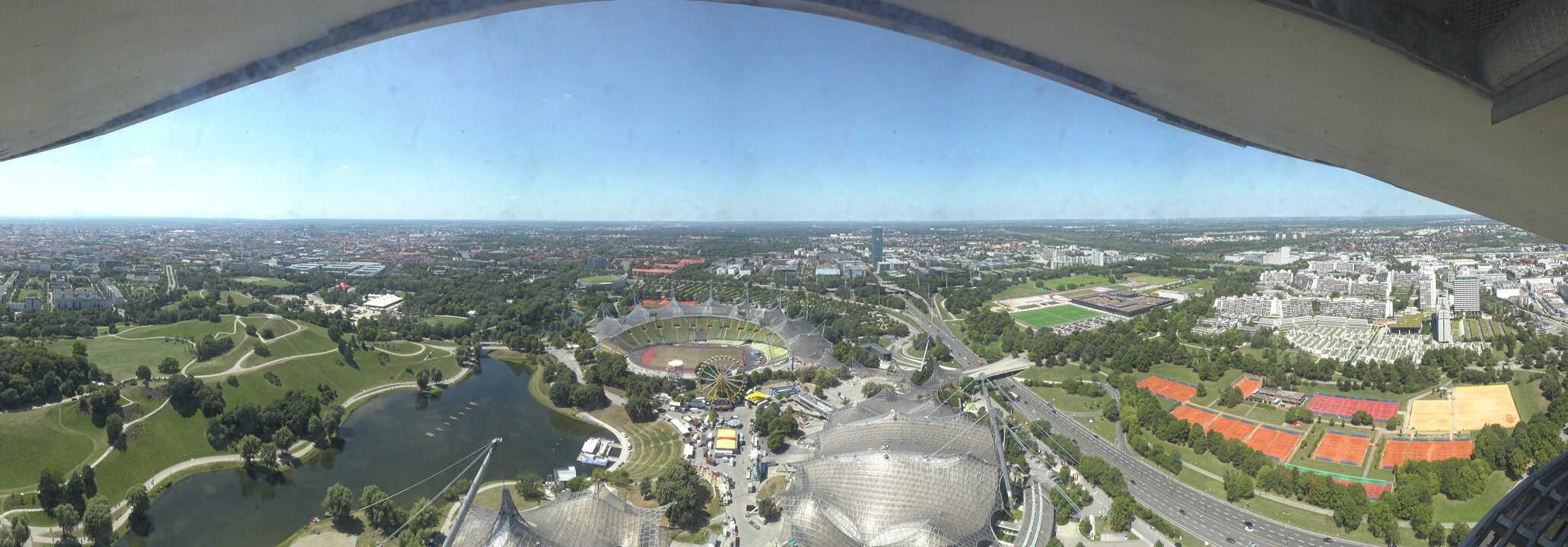 Archived image Webcam Munich - Olympic Parc and Stadium