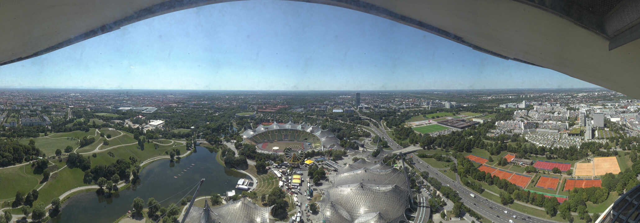 Archived image Webcam Munich - Olympic Parc and Stadium