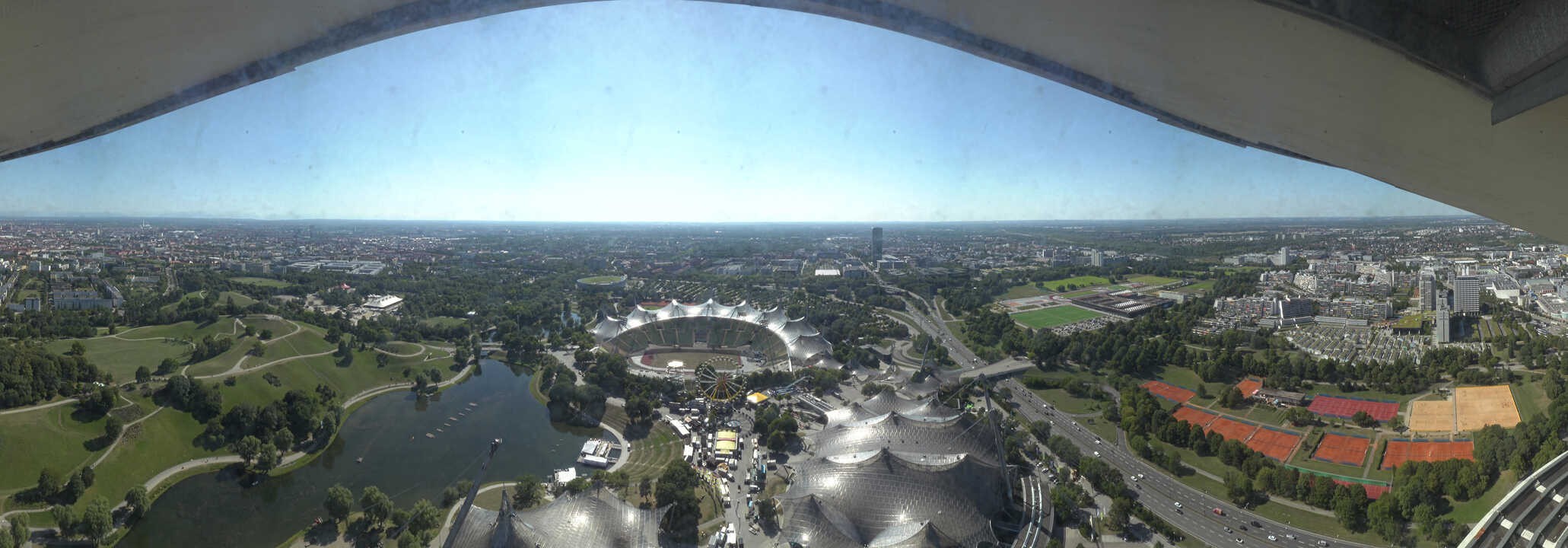 Archived image Webcam Munich - Olympic Parc and Stadium