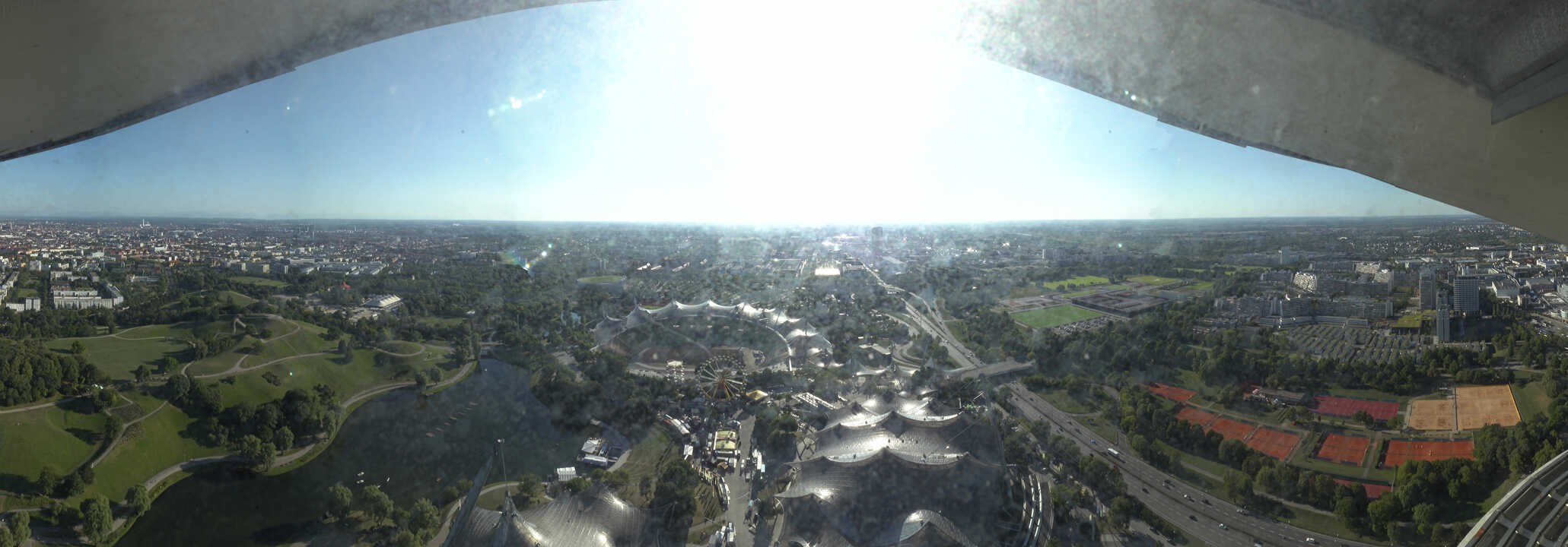 Archived image Webcam Munich - Olympic Parc and Stadium