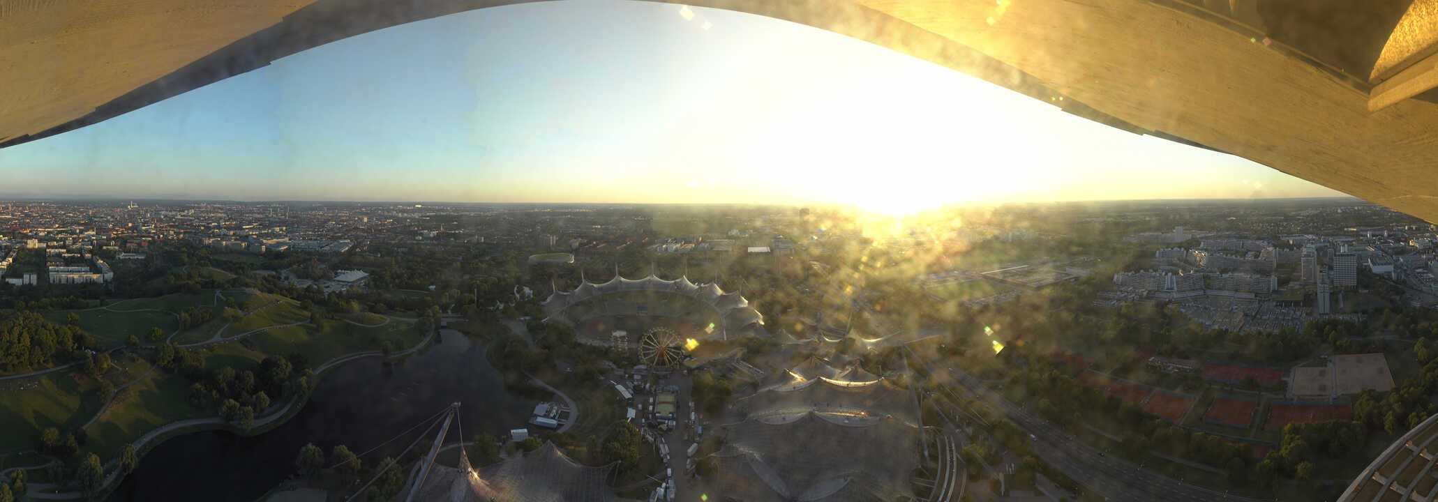 Archived image Webcam Munich - Olympic Parc and Stadium