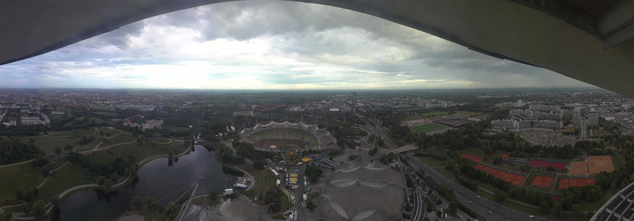 Archived image Webcam Munich - Olympic Parc and Stadium