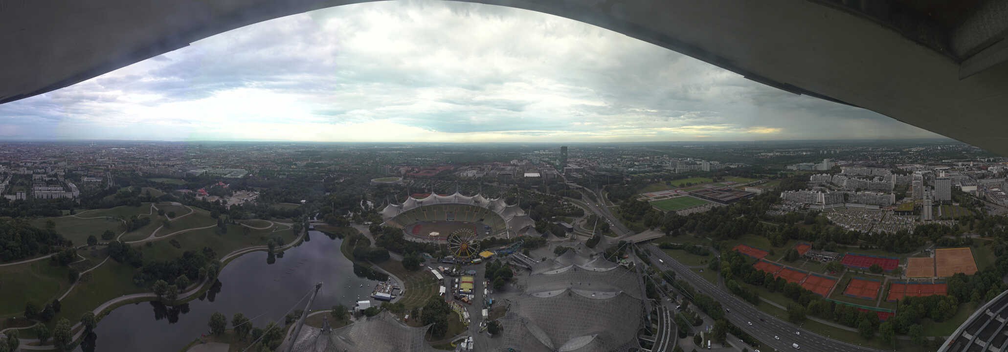 Archived image Webcam Munich - Olympic Parc and Stadium