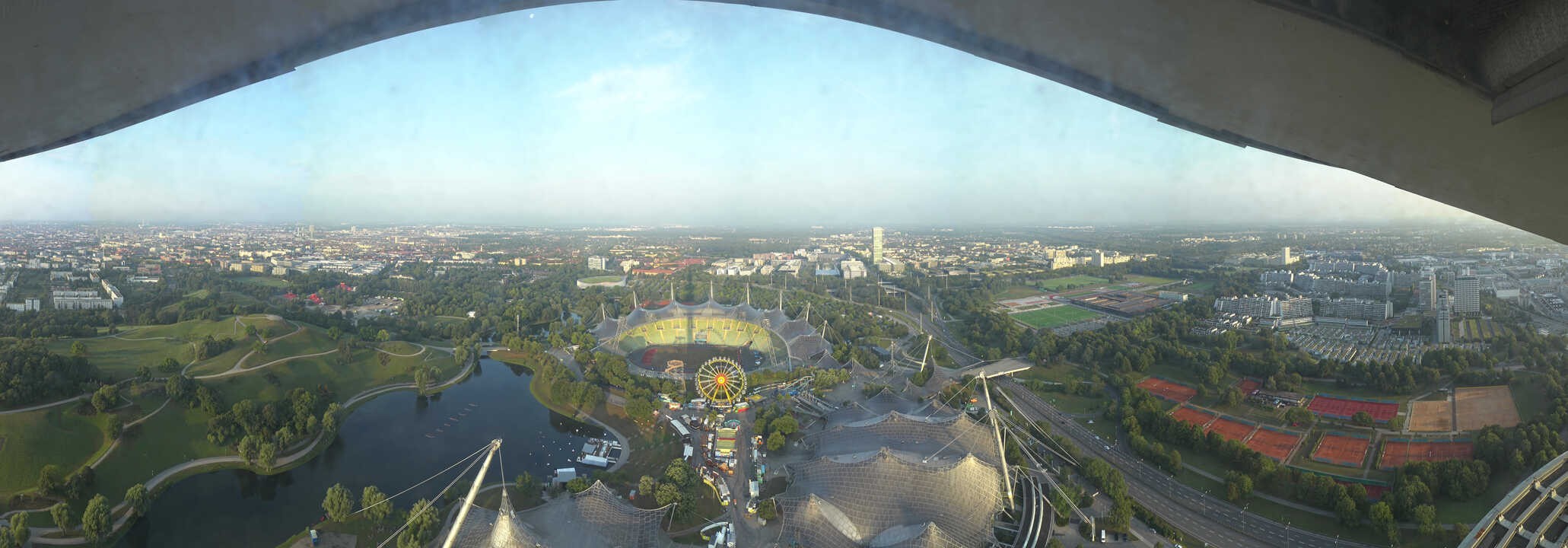 Archived image Webcam Munich - Olympic Parc and Stadium