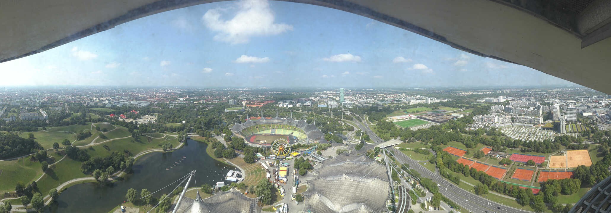 Archived image Webcam Munich - Olympic Parc and Stadium