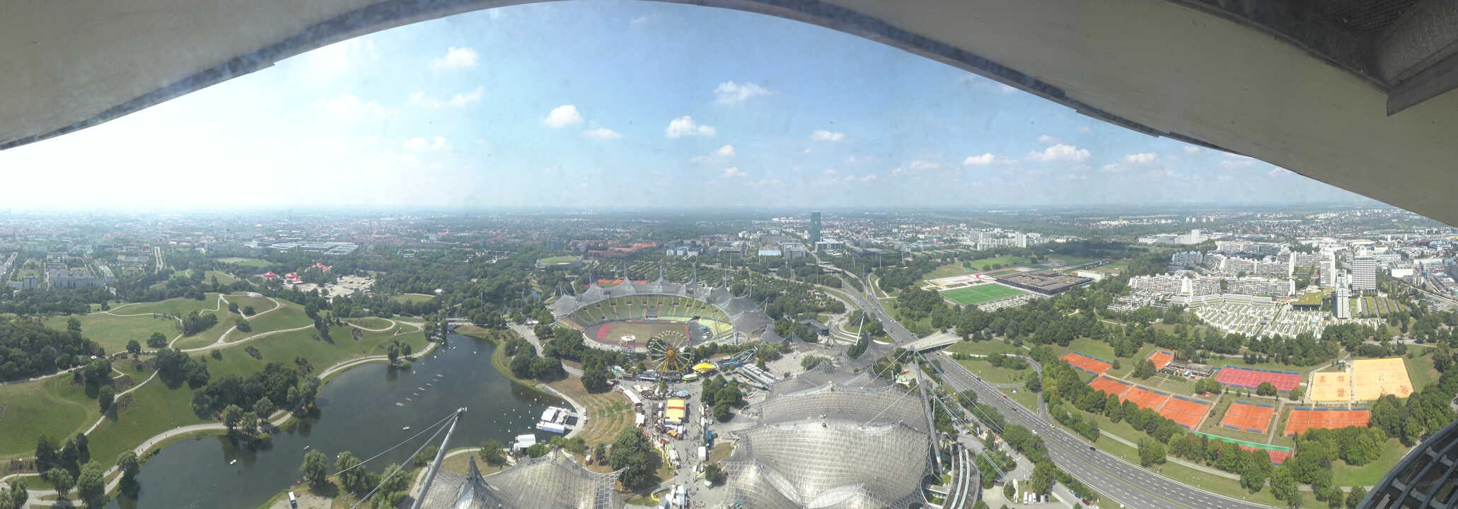Archived image Webcam Munich - Olympic Parc and Stadium