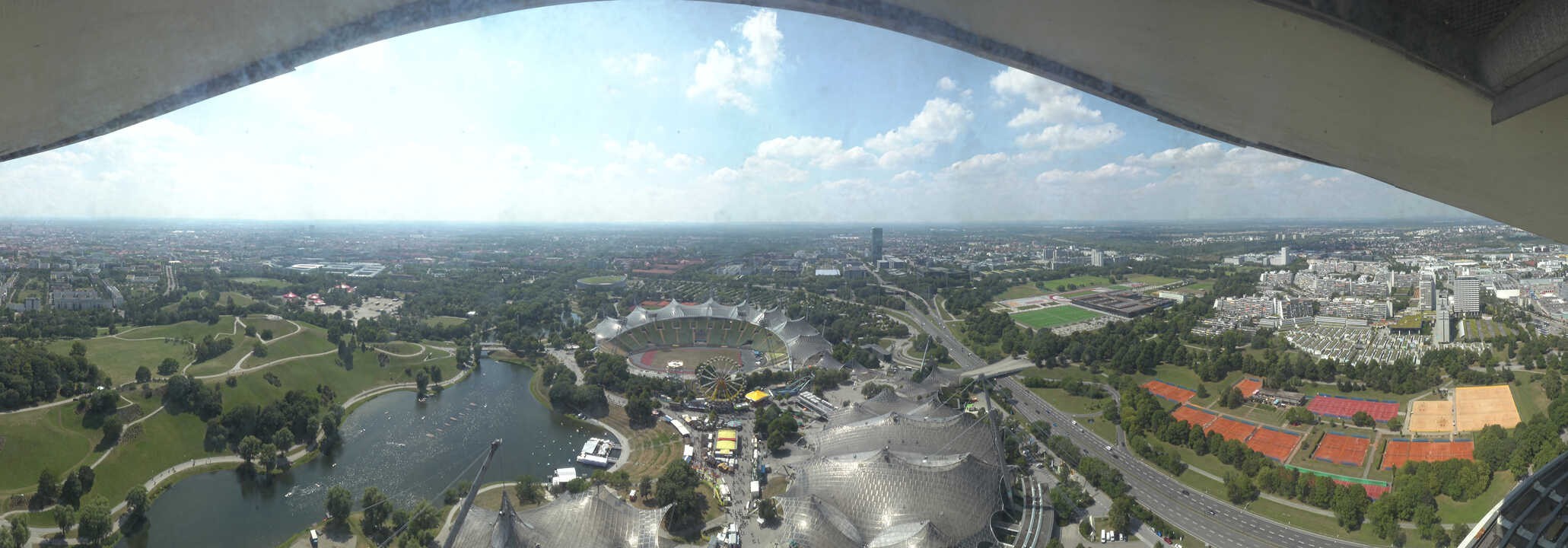 Archived image Webcam Munich - Olympic Parc and Stadium