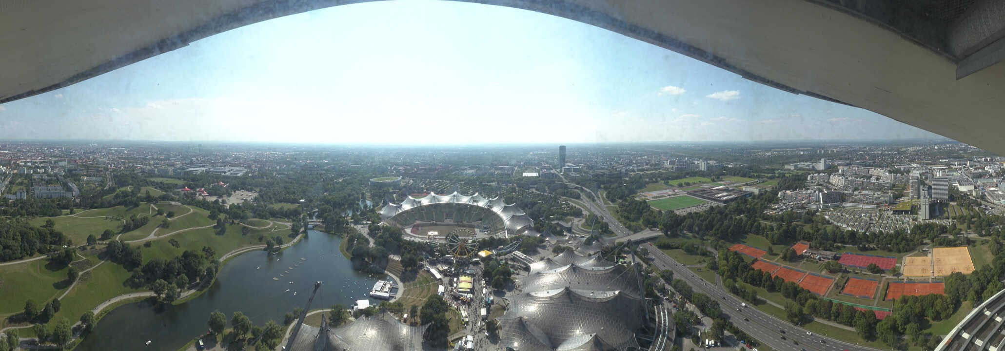 Archived image Webcam Munich - Olympic Parc and Stadium