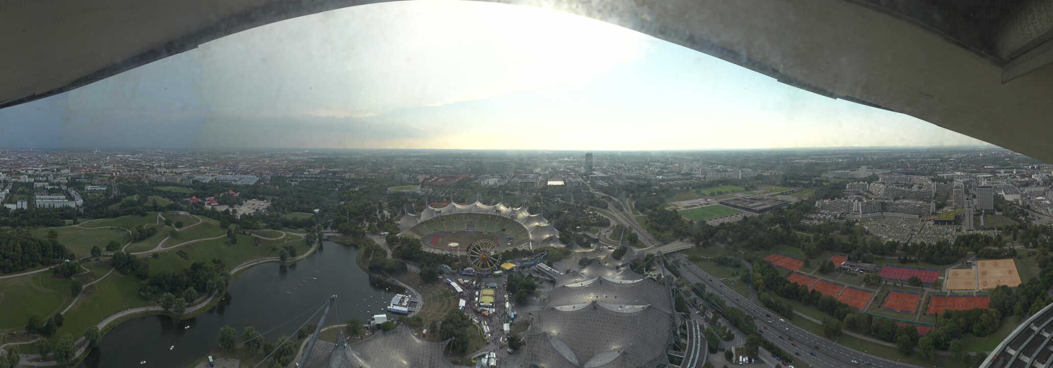 Archived image Webcam Munich - Olympic Parc and Stadium