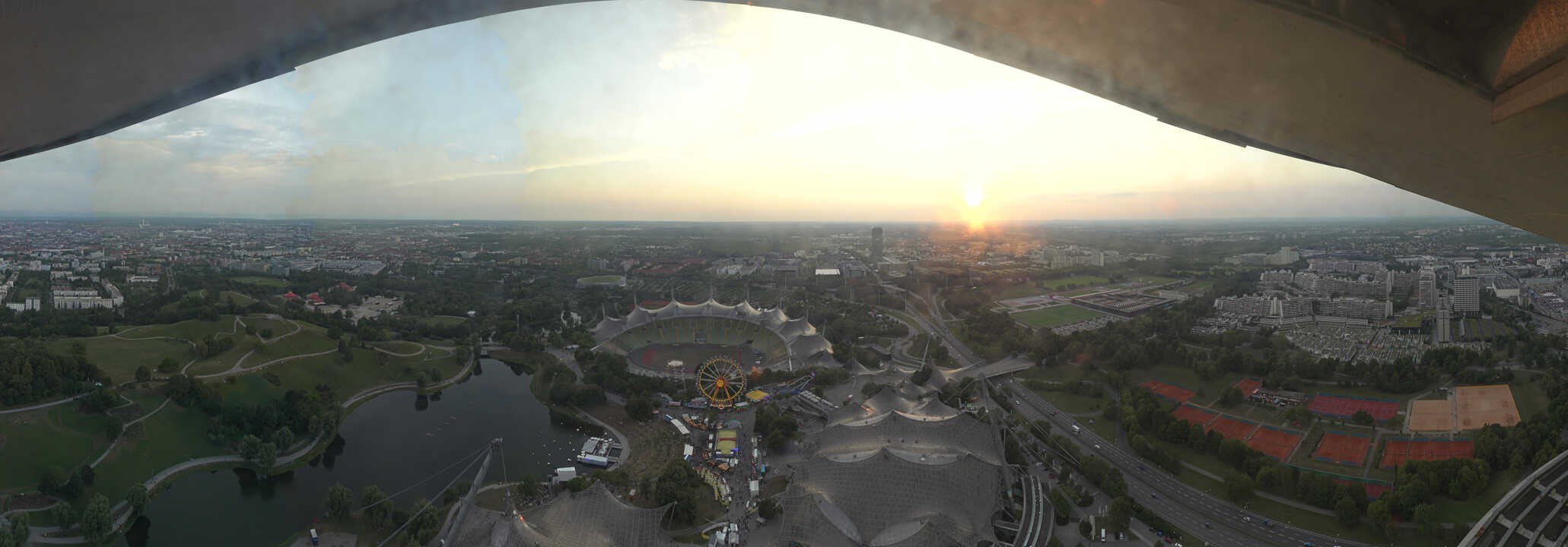 Archived image Webcam Munich - Olympic Parc and Stadium