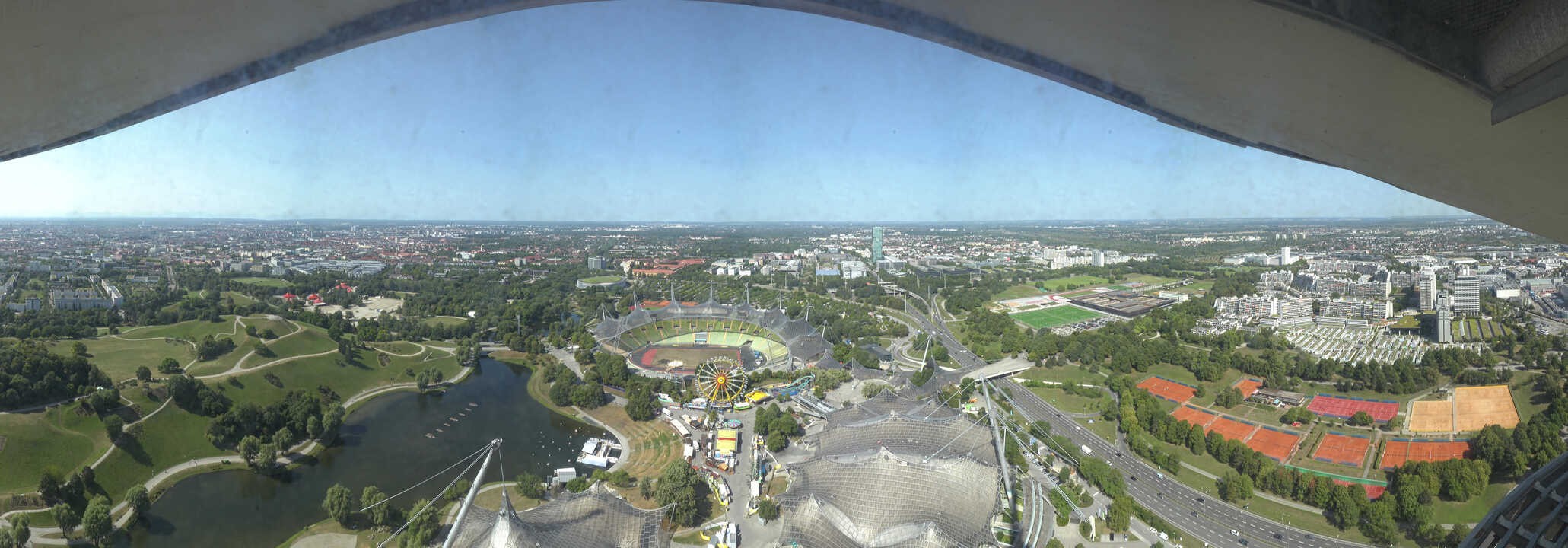 Archived image Webcam Munich - Olympic Parc and Stadium