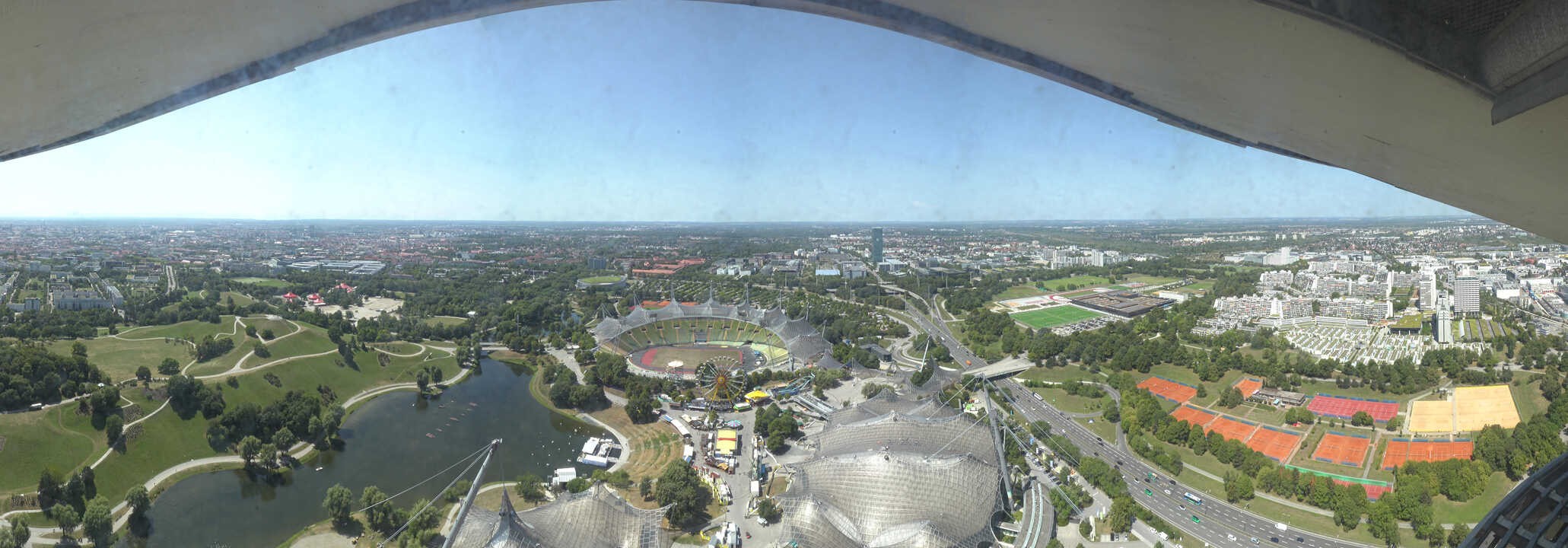 Archived image Webcam Munich - Olympic Parc and Stadium