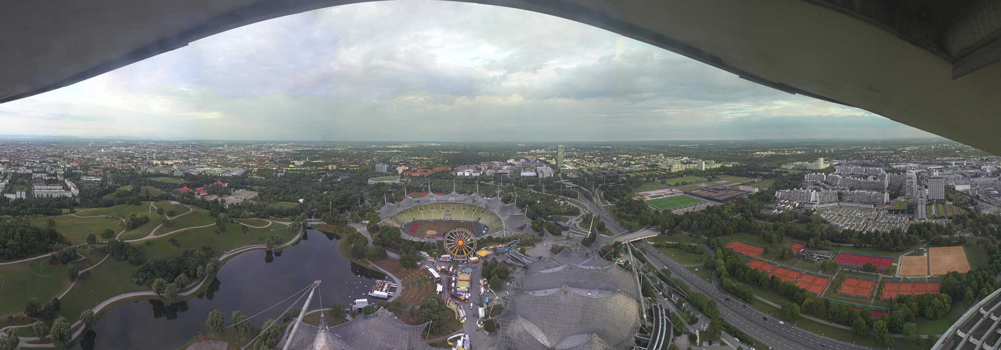Archived image Webcam Munich - Olympic Parc and Stadium
