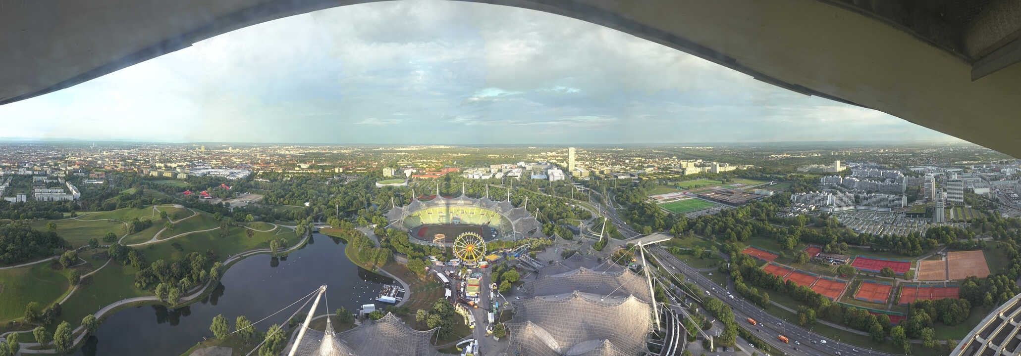 Archived image Webcam Munich - Olympic Parc and Stadium