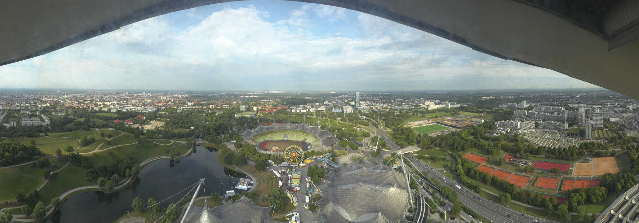Archived image Webcam Munich - Olympic Parc and Stadium