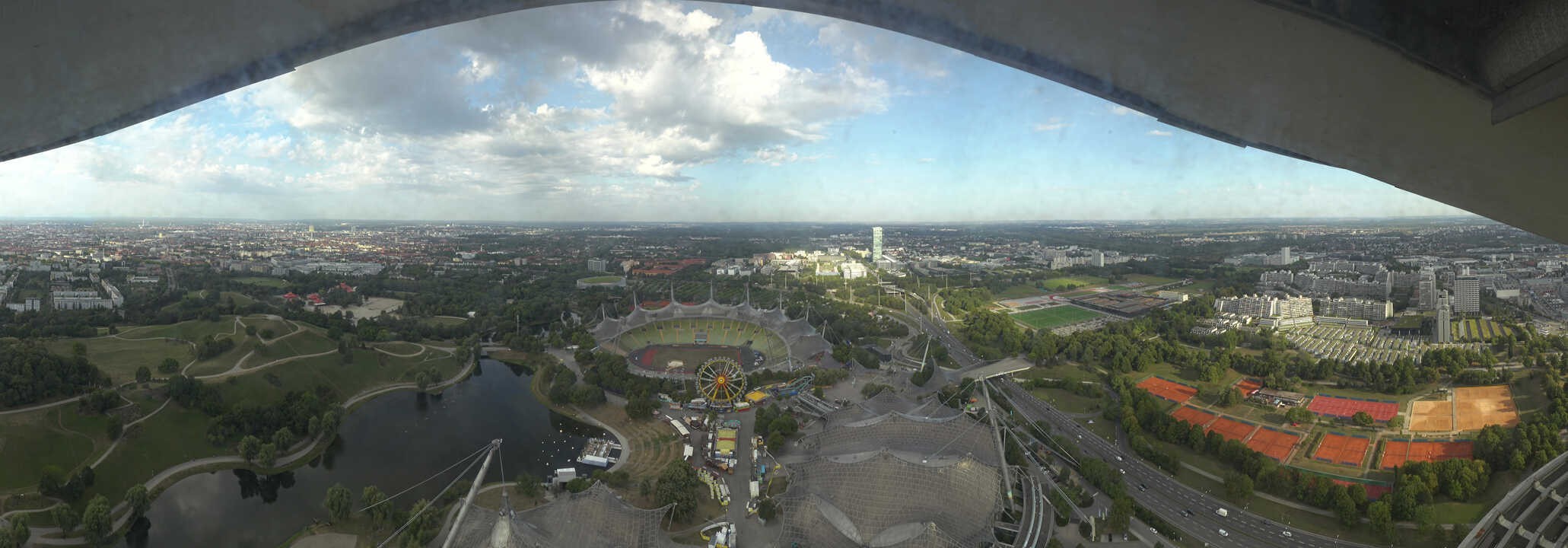 Archived image Webcam Munich - Olympic Parc and Stadium