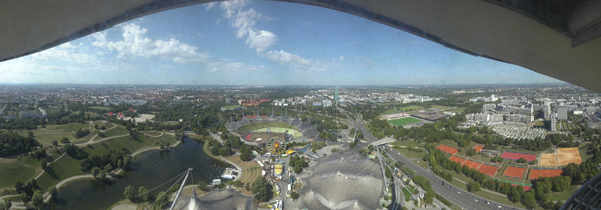 Archived image Webcam Munich - Olympic Parc and Stadium