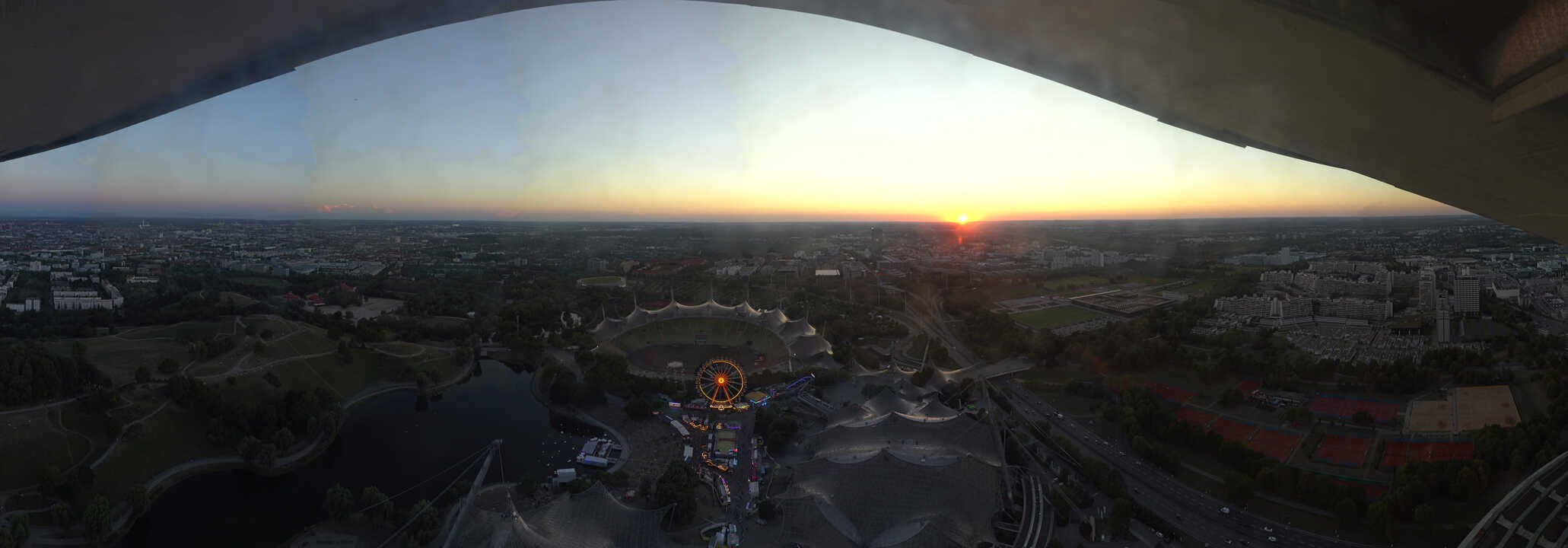 Archived image Webcam Munich - Olympic Parc and Stadium