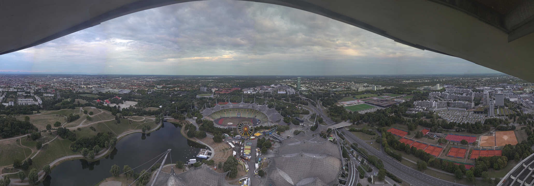 Archived image Webcam Munich - Olympic Parc and Stadium