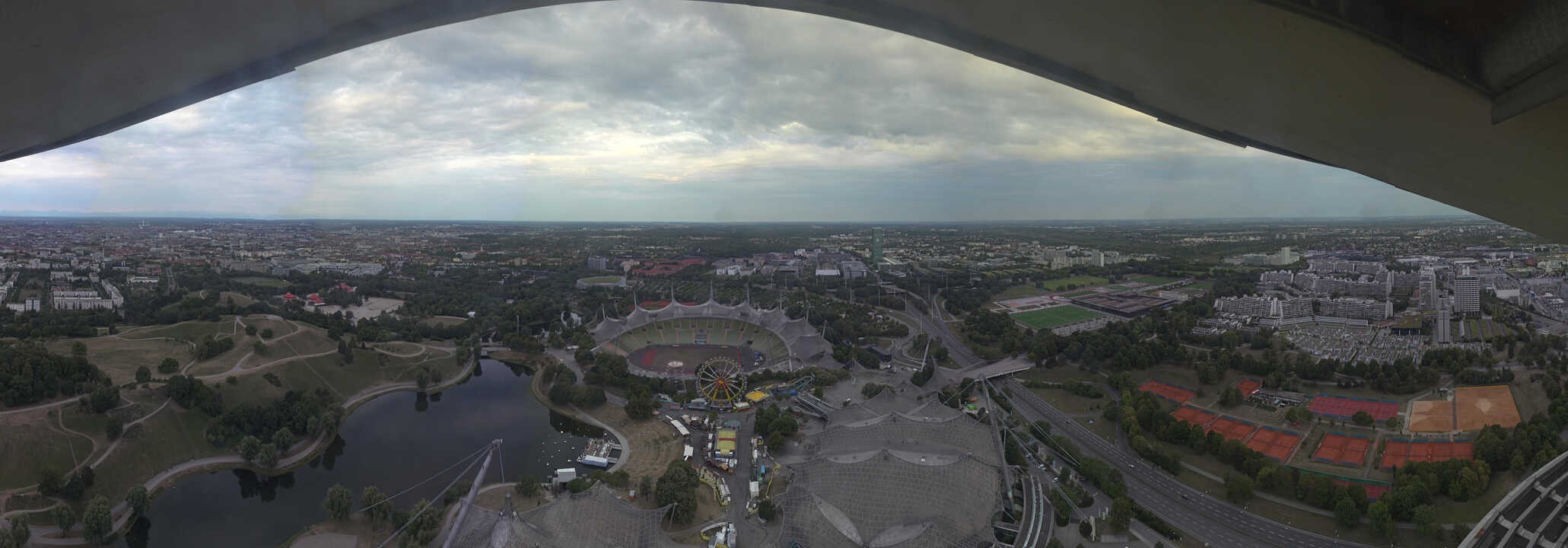 Archived image Webcam Munich - Olympic Parc and Stadium