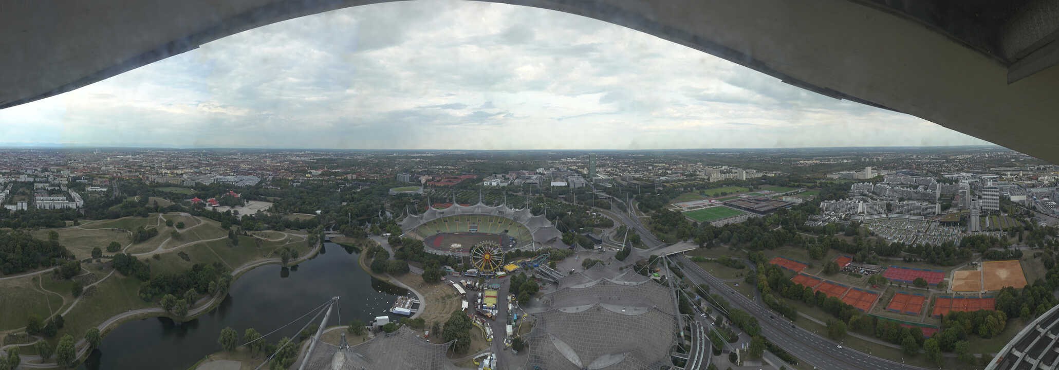 Archived image Webcam Munich - Olympic Parc and Stadium
