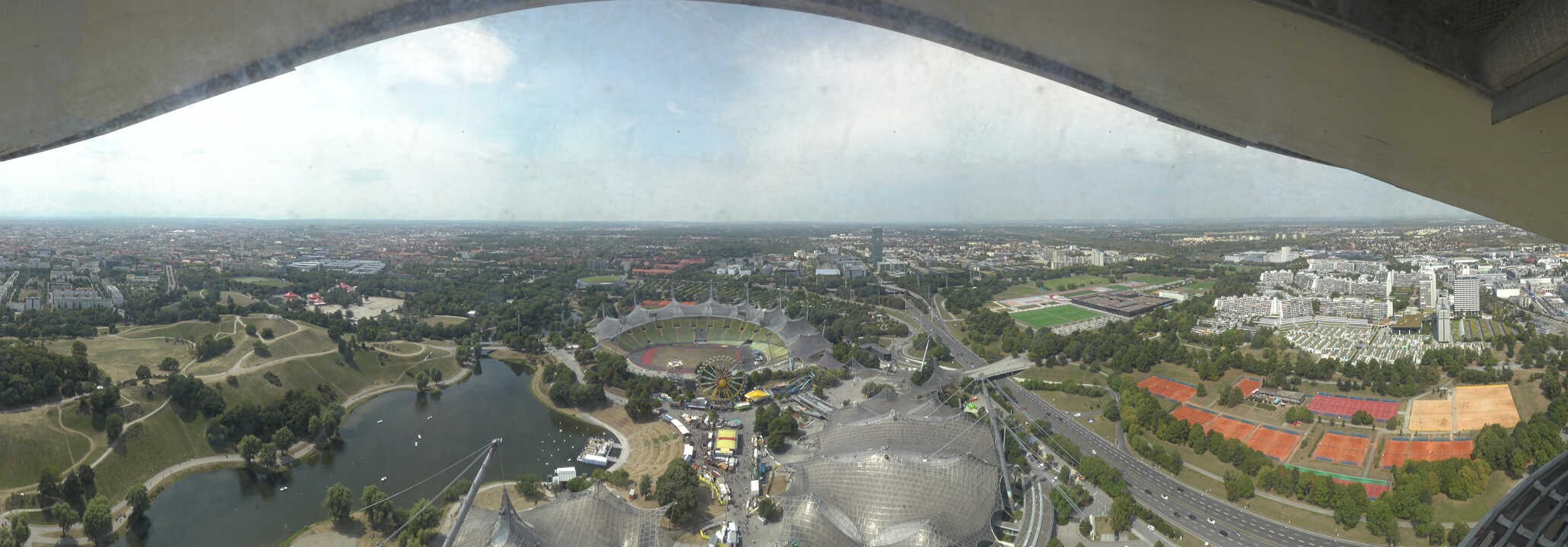 Archived image Webcam Munich - Olympic Parc and Stadium
