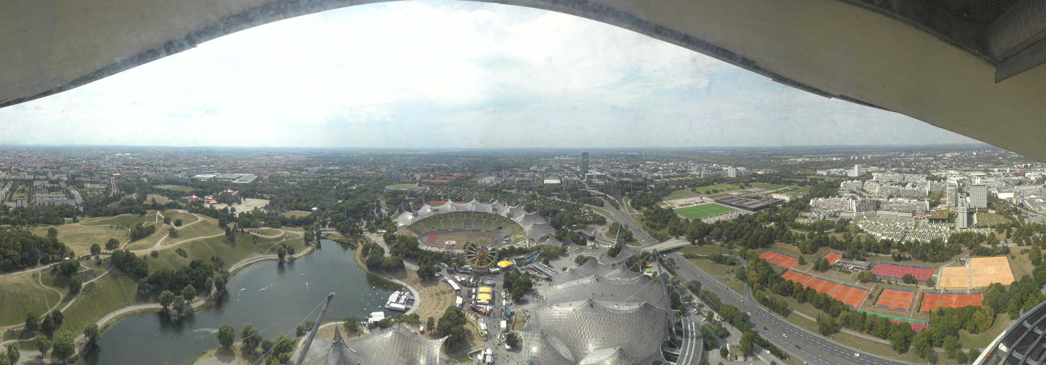 Archived image Webcam Munich - Olympic Parc and Stadium