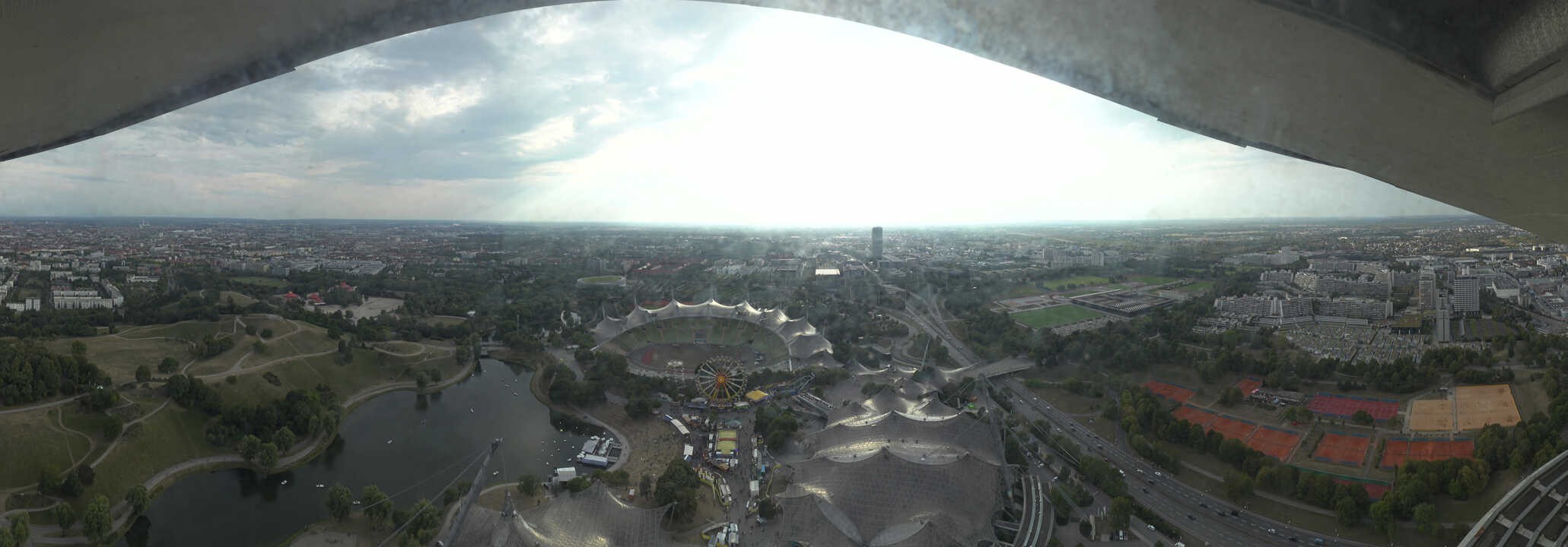 Archived image Webcam Munich - Olympic Parc and Stadium