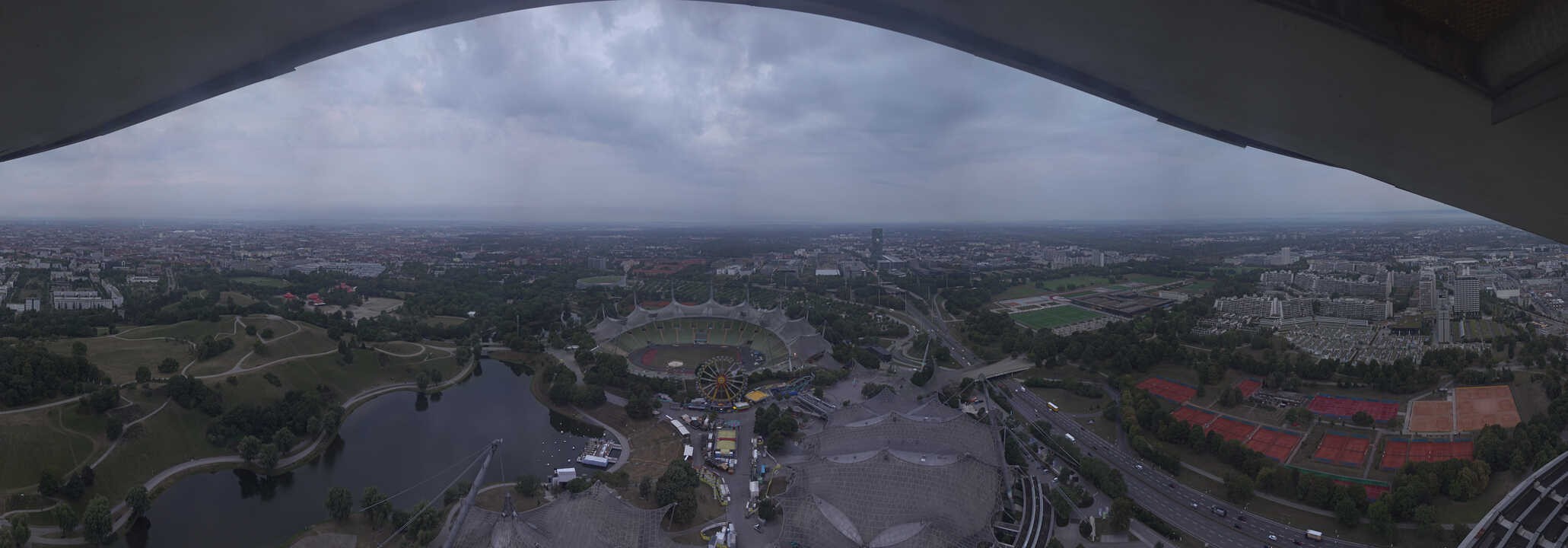 Archived image Webcam Munich - Olympic Parc and Stadium