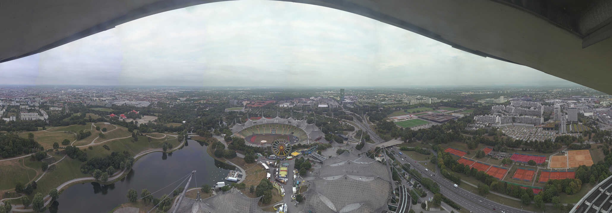 Archived image Webcam Munich - Olympic Parc and Stadium