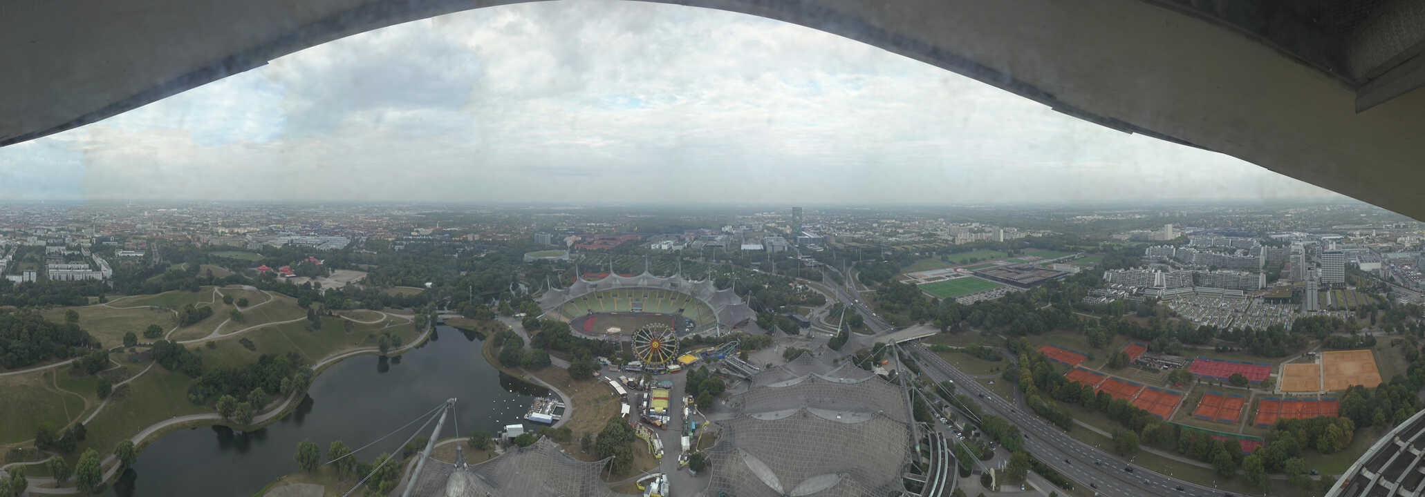 Archived image Webcam Munich - Olympic Parc and Stadium