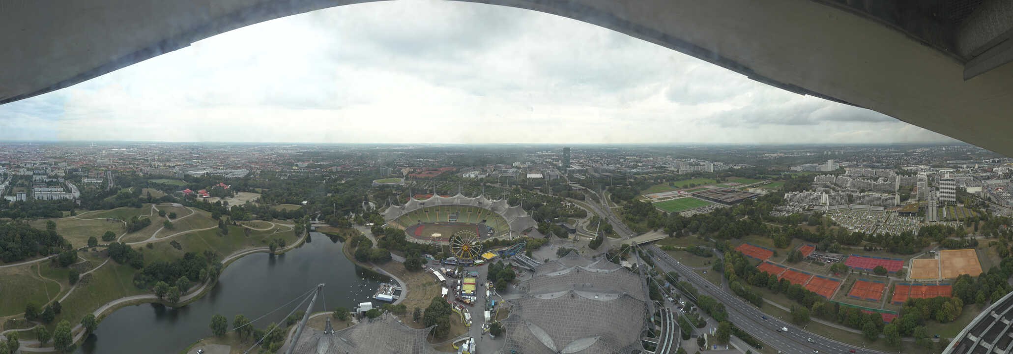Archived image Webcam Munich - Olympic Parc and Stadium