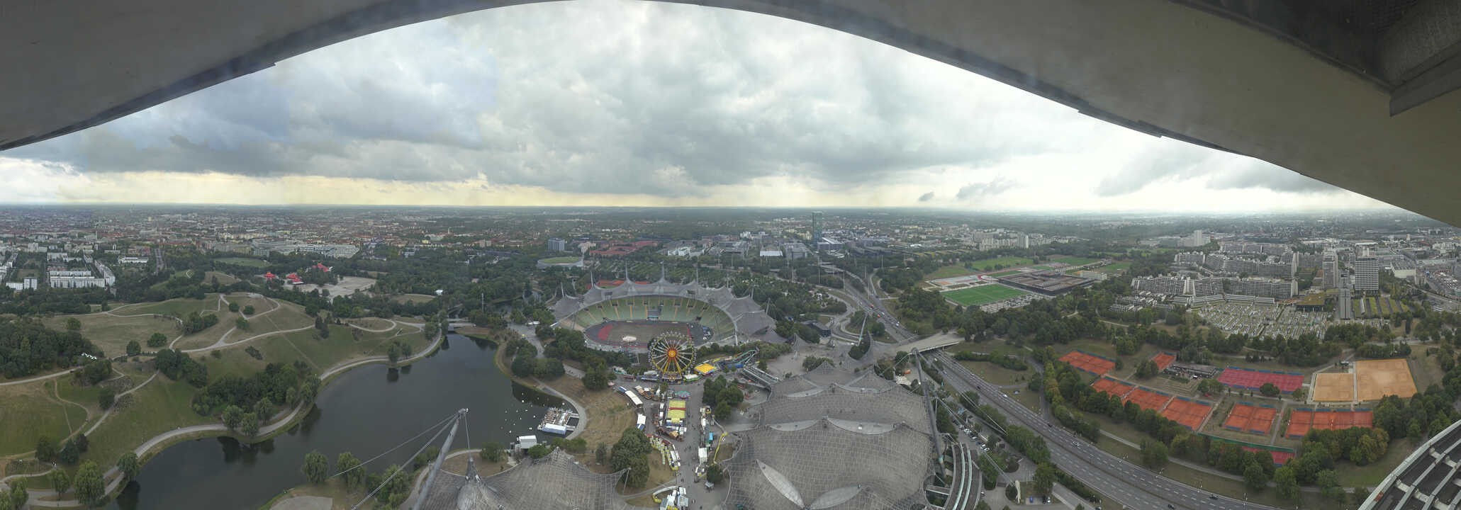 Archived image Webcam Munich - Olympic Parc and Stadium