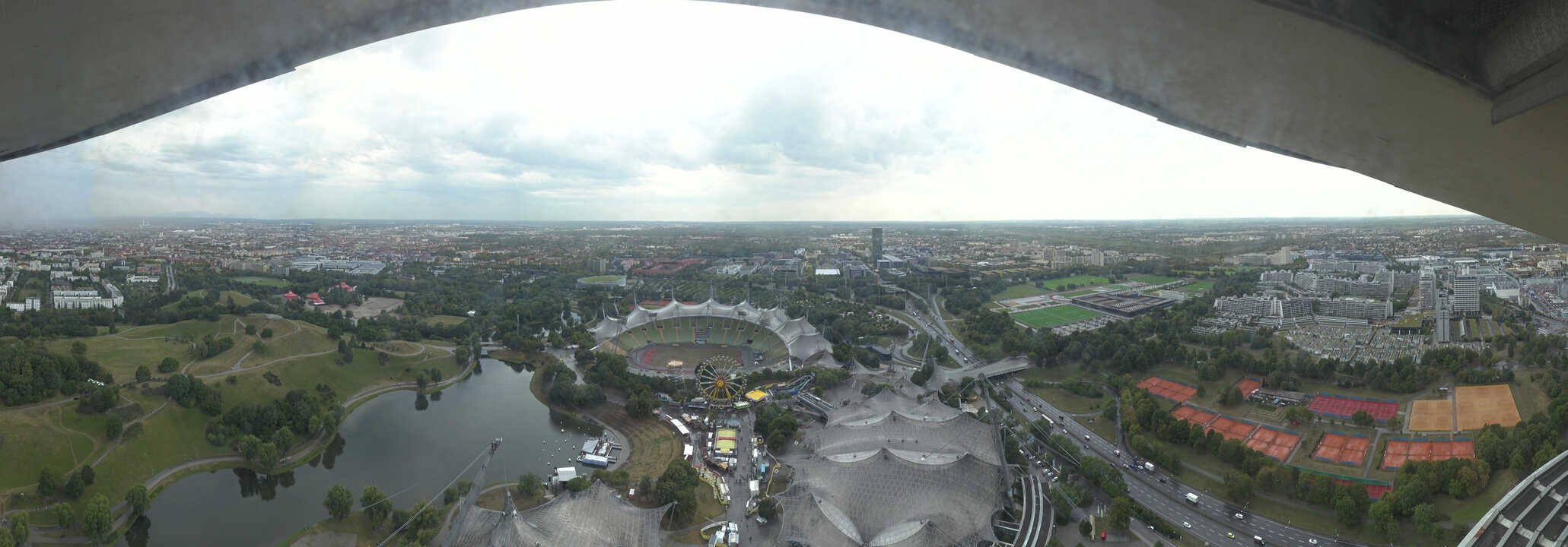 Archived image Webcam Munich - Olympic Parc and Stadium