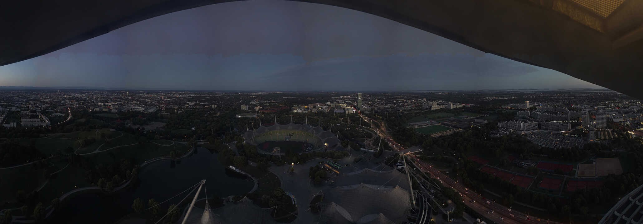 Archived image Webcam Munich - Olympic Parc and Stadium
