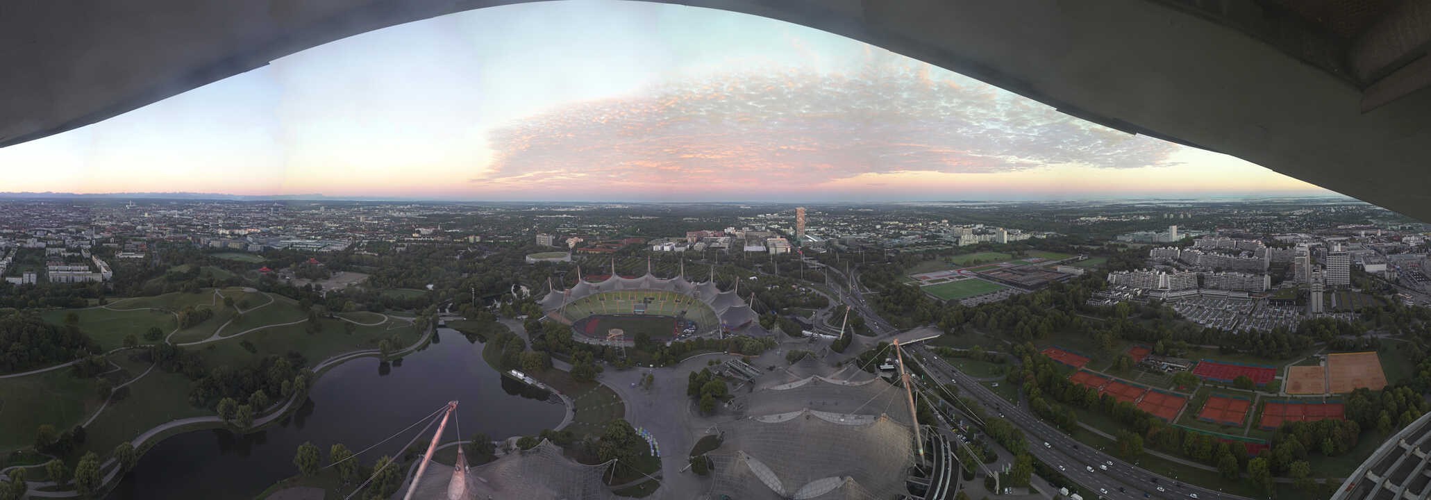 Archived image Webcam Munich - Olympic Parc and Stadium