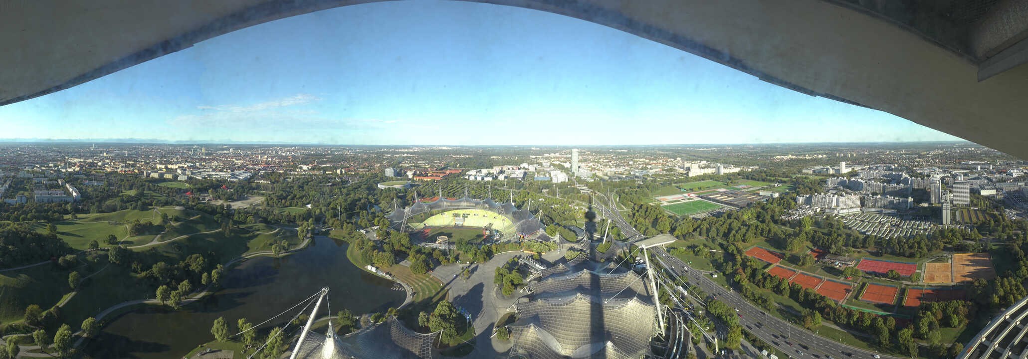 Archived image Webcam Munich - Olympic Parc and Stadium