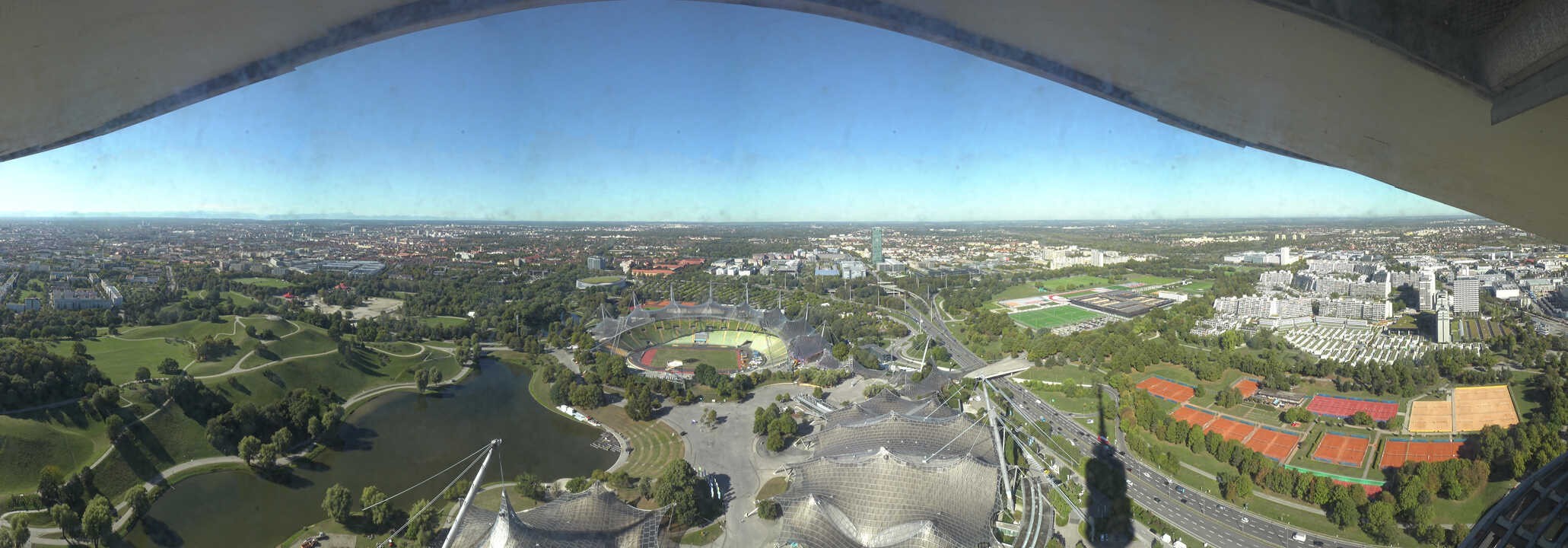 Archived image Webcam Munich - Olympic Parc and Stadium