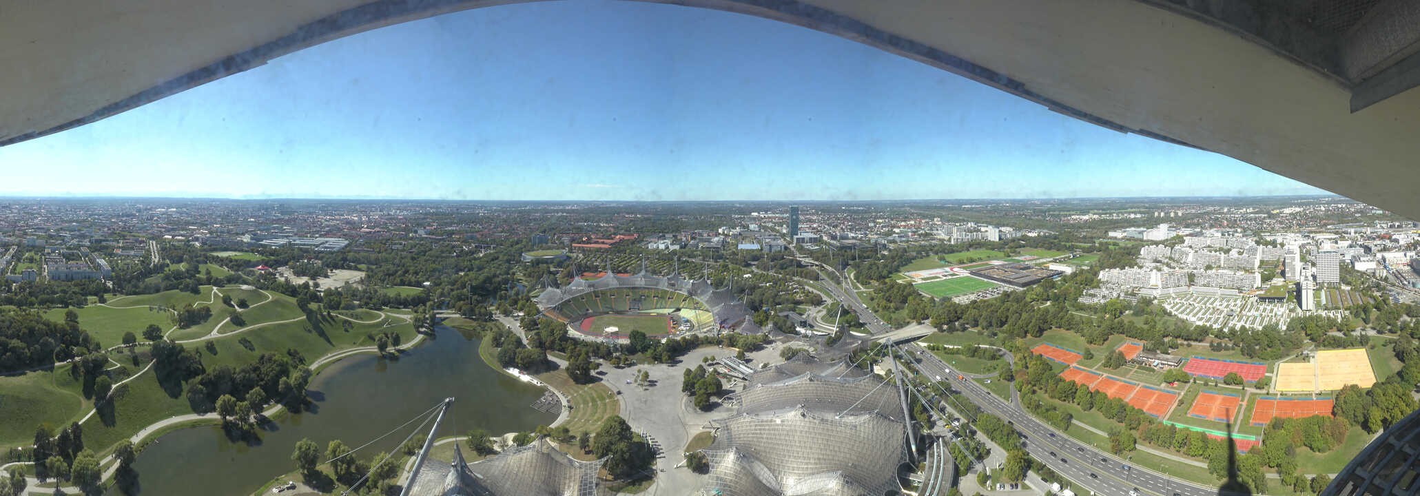 Archived image Webcam Munich - Olympic Parc and Stadium
