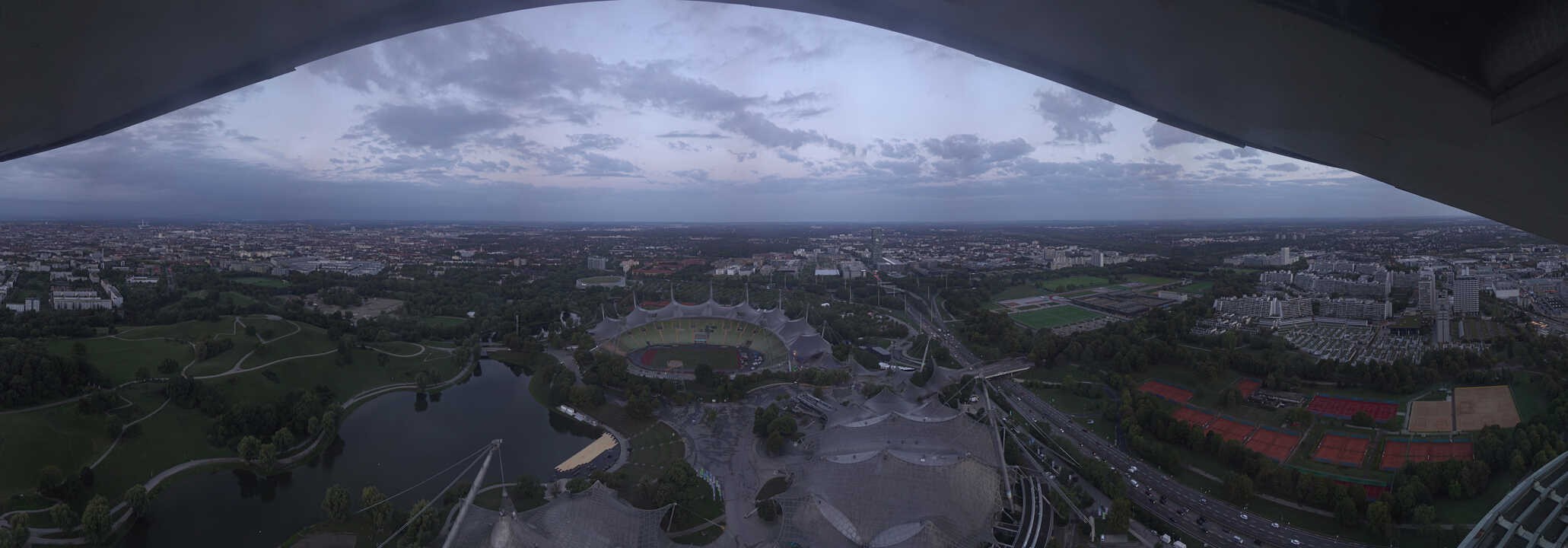 Archived image Webcam Munich - Olympic Parc and Stadium